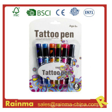 Safe Tattoo Gel Ink Pen for Body Face Paint
